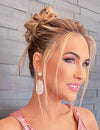 Bradley Leake, &  Hannah Godwin give a tutorial of a gorgeous up-do he did on Chrishell Stause!