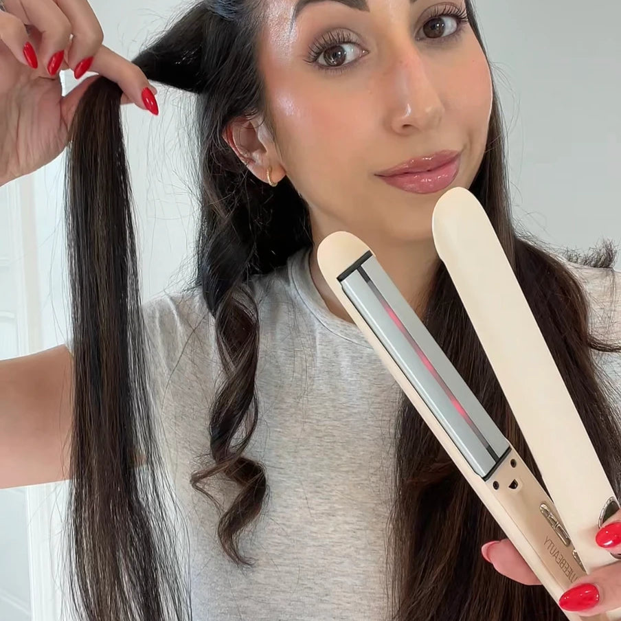 Achieve Perfect Flat Iron Curls with Boujee Beauty's 1" Flat Iron